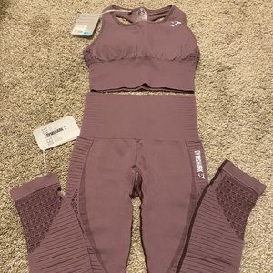Gymshark Energy + Seamless Crop Top & Leggings Set